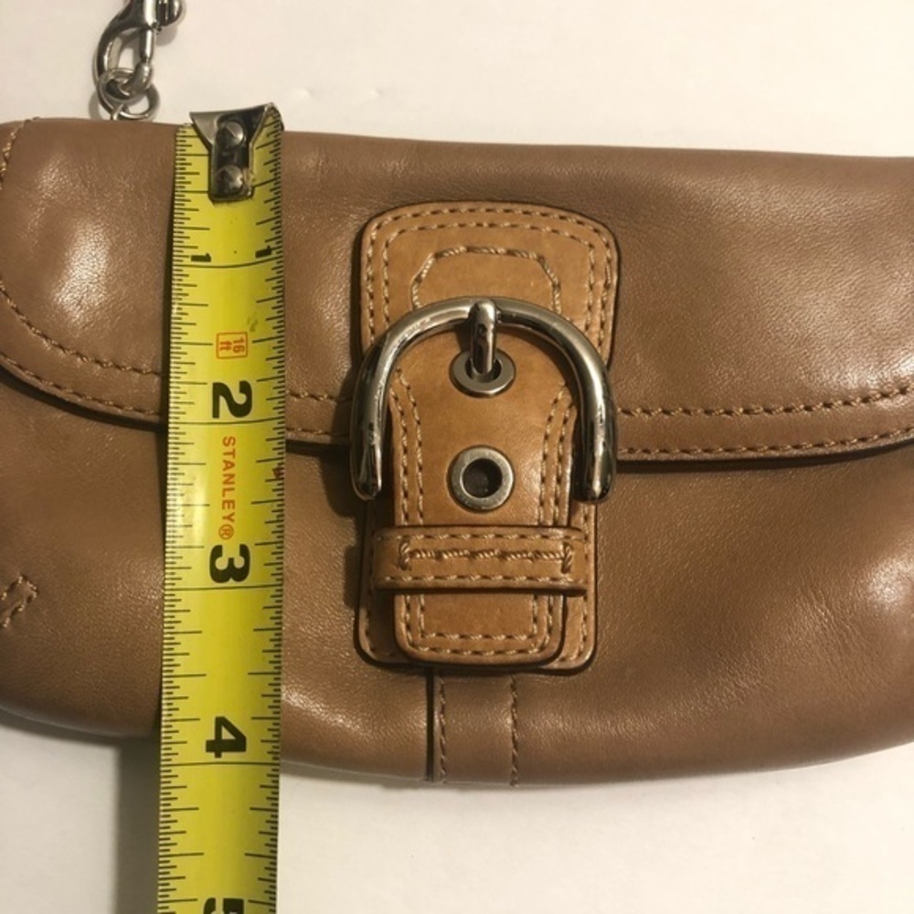 Coach soho tan light brown wristlet vintage y2k - Picture 11 of 12